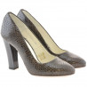 Pantofi eleganti dama 1214 croco maro