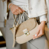 Geanta dama de mana 022g bej latte combinat lifestyle