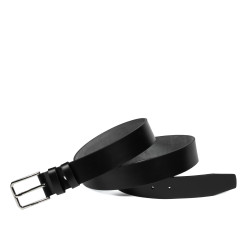 Curea barbati 70b negru lucios