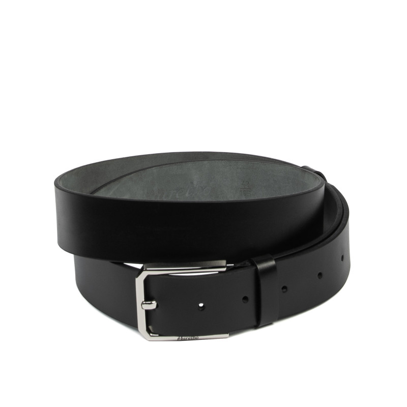 Curea barbati 70b negru lucios