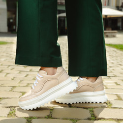 Női sportcipő 6074 púder kombinált lifestyle