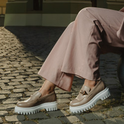 Női alkalmi cipő 6072 homok lifestyle