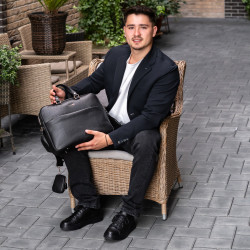 Férfi casual/sport cipő 970-1 fekete lifestyle