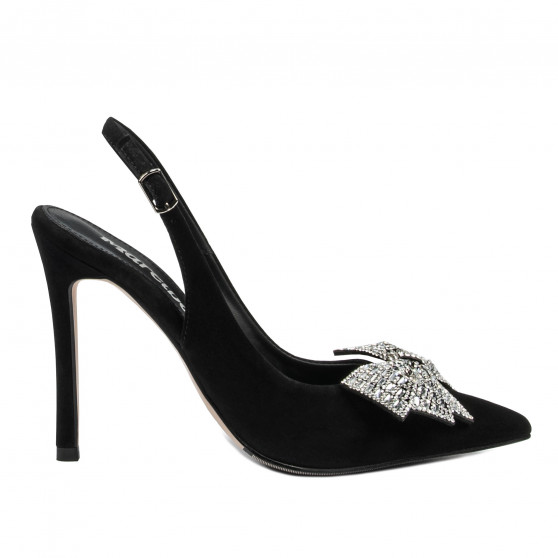 Sandale dama 1316 negru velur