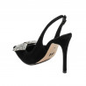 Sandale dama 1316 negru velur