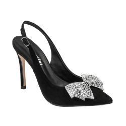 Sandale dama 1316 negru velur