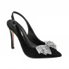 Sandale dama 1316 negru velur