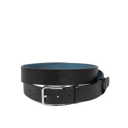 Curea barbati 70b negru presat