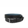 Curea barbati 70b negru presat