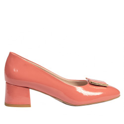 Pantofi eleganti dama 1321 lac somon