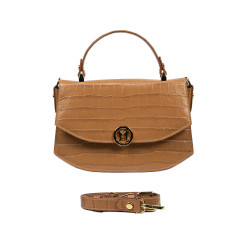 Női kézitáska 023g croco barna