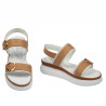 Sandale dama 5106 alb+maro