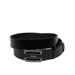 Curea barbati 72b negru florantic