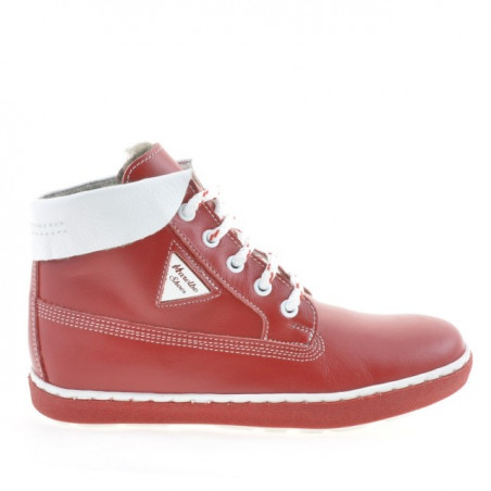 Ghete copii 3206 rosu+alb