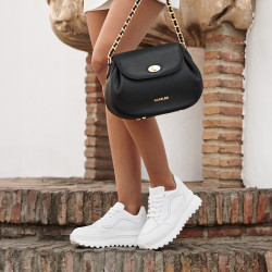 Női sportcipő 6074 fehér kombinált lifestyle