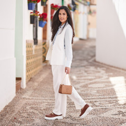 Női alkalmi cipő 6072 barna lifestyle