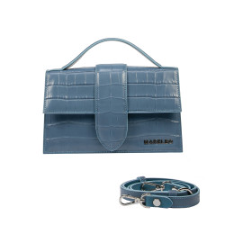 Geanta dama de umar 028g 01 croco albastru