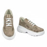 Pantofi sport dama 6053 capucino camuflaj combinat