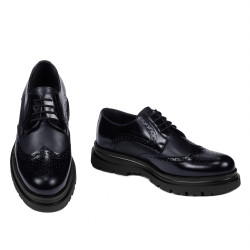 Pantofi eleganti barbati 972 lac indigo combinat