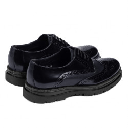 Pantofi eleganti barbati 972 lac indigo combinat
