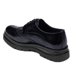 Pantofi eleganti barbati 972 lac indigo combinat