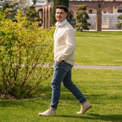 Férfi alkalmi/sportcipő 968 homok