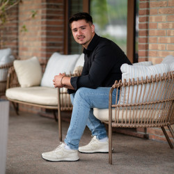 Férfi sportcipő 974 bézs lifestyle