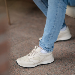 Férfi sportcipő 974 bézs lifestyle