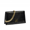 Geanta dama de umar 029g croco lac negru