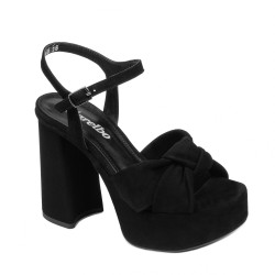 Sandale dama 1310 negru velur