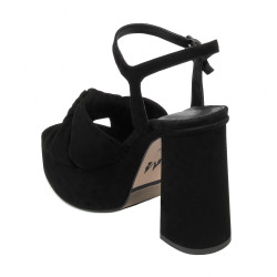 Sandale dama 1310 negru velur