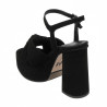 Sandale dama 1310 negru velur