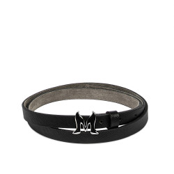 Curea dama 42-1m negru presat