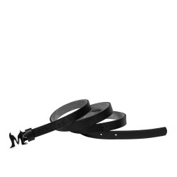 Curea dama 42-1m negru presat