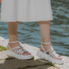Sandale dama 5110 alb lifestyle