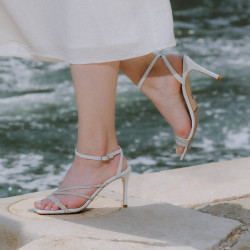 Sandale dama 1337 silver lifestyle