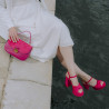 Geanta dama de mana 022g fuxia combinat lifestyle