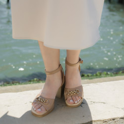 Női szandál 5109 teve lifestyle