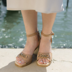 Női szandál 5109 teve lifestyle