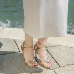 Sandale dama 1326 bronz lifestyle