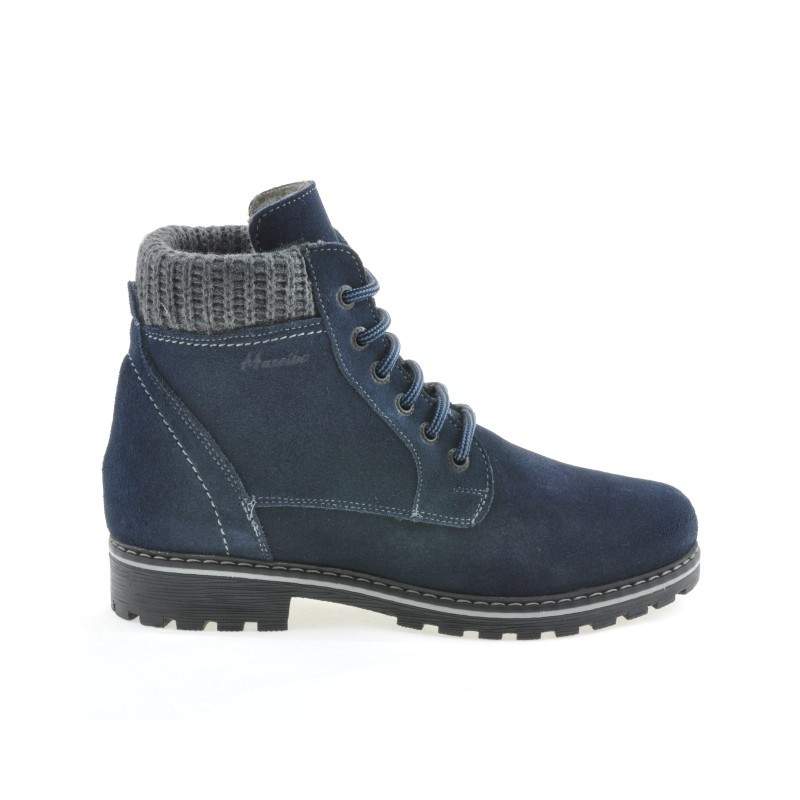 Női bakancs 3269 indigo velúr