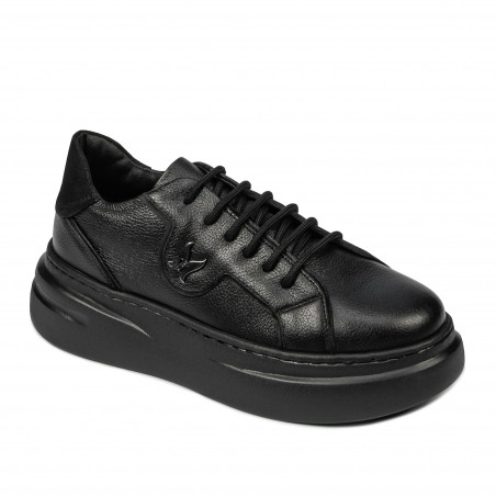 Pantofi sport dama 6077 negru combinat