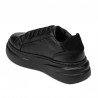 Pantofi sport dama 6077 negru combinat