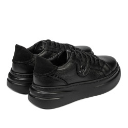 Pantofi sport dama 6077 negru combinat