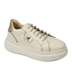 Női sportcipő 6077 bézs kombinált