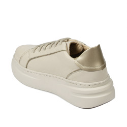 Pantofi sport dama 6077 bej combinat