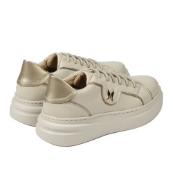 Pantofi sport dama 6077 bej combinat