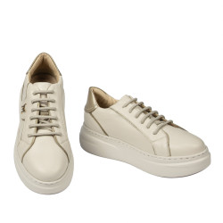 Pantofi sport dama 6077 bej combinat