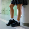 Pantofi sport dama 6074 negru combinat lifestyle