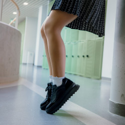 Női sportcipő 6074 fekete kombinált lifestyle